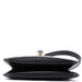 Gucci Vintage Black Calfskin Lapis Lazuli Shoulder Bag