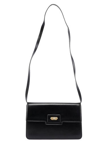 Gucci Vintage Black Calfskin Shoulder Bag