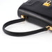 Gucci Vintage Black Calfskin Top Handle Bag