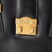 Gucci Vintage Black Leather Boston Bag