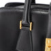 Gucci Vintage Black Leather Boston Bag