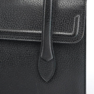 Gucci Vintage Black Leather Tote Bag