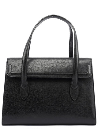 Gucci Vintage Black Leather Tote Bag