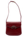 Gucci Vintage Burgundy Calfskin G Shoulder Bag