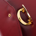 Gucci Vintage Burgundy Calfskin G Shoulder Bag