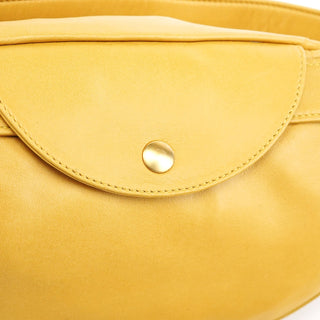 Gucci Yellow Calfskin Leather Waist Bag