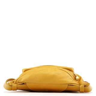 Gucci Yellow Calfskin Leather Waist Bag