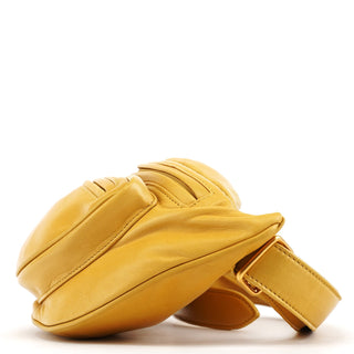 Gucci Yellow Calfskin Leather Waist Bag