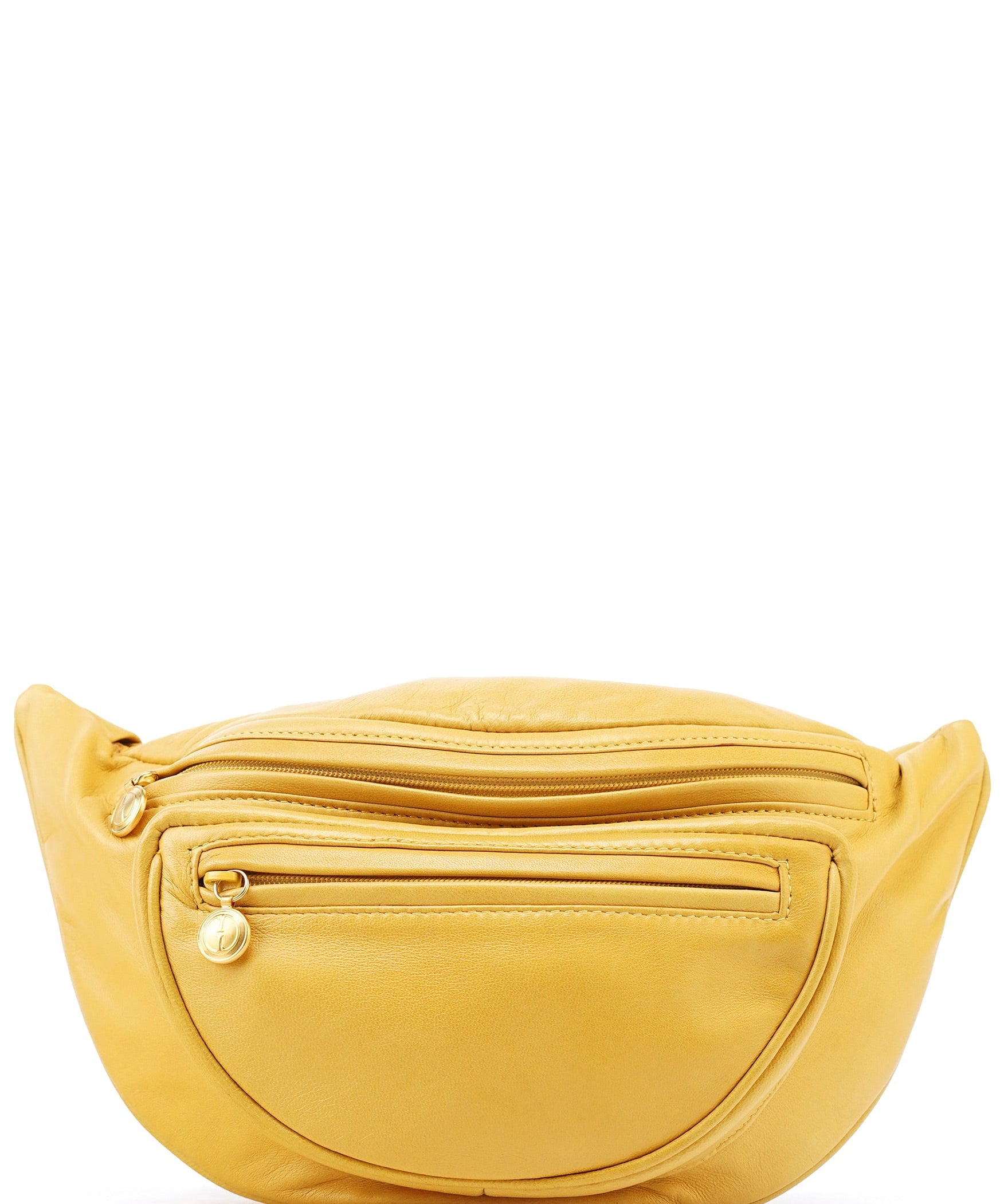 Gucci Gürteltasche aus gelbem Kalbsleder