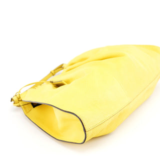 Gucci Yellow Lizard Leather Shoulder Bag