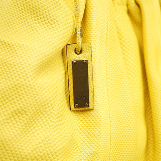 Gucci Yellow Lizard Leather Shoulder Bag