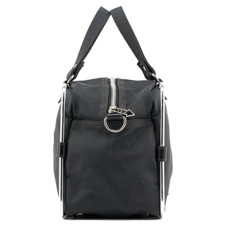 Jean Paul Gaultier Black Nylon Pipe Frame Tote Bag