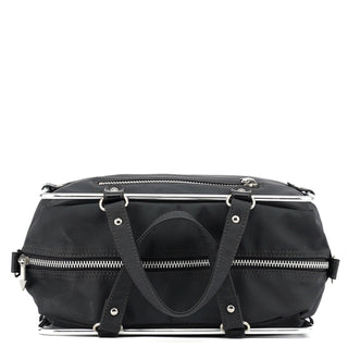 Jean Paul Gaultier Black Nylon Pipe Frame Tote Bag