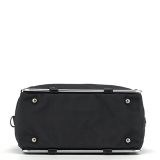 Jean Paul Gaultier Black Nylon Pipe Frame Tote Bag