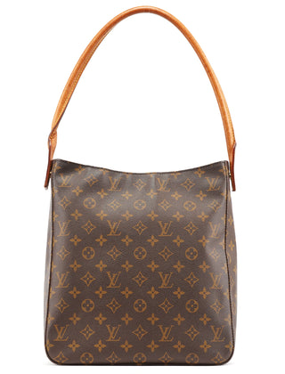 Louis Vuitton Brown Monogram Canvas Looping Shoulder Bag