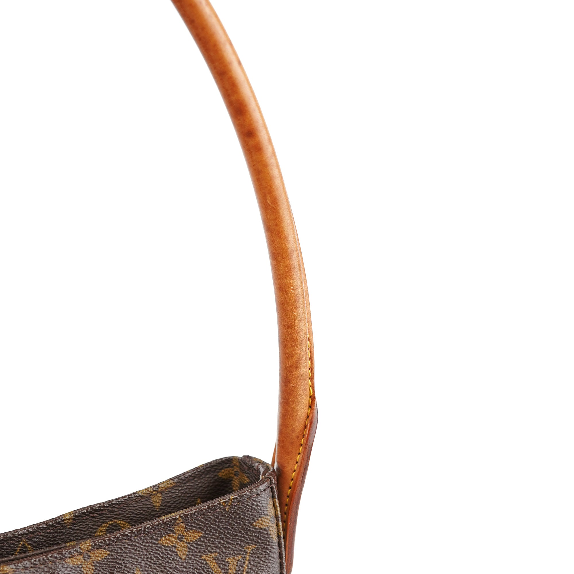 Louis Vuitton Sac porté épaule Looping en toile Monogram marron