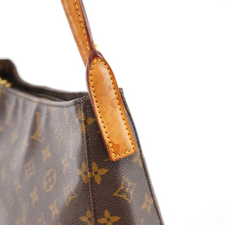 Louis Vuitton Brown Monogram Canvas Looping Shoulder Bag