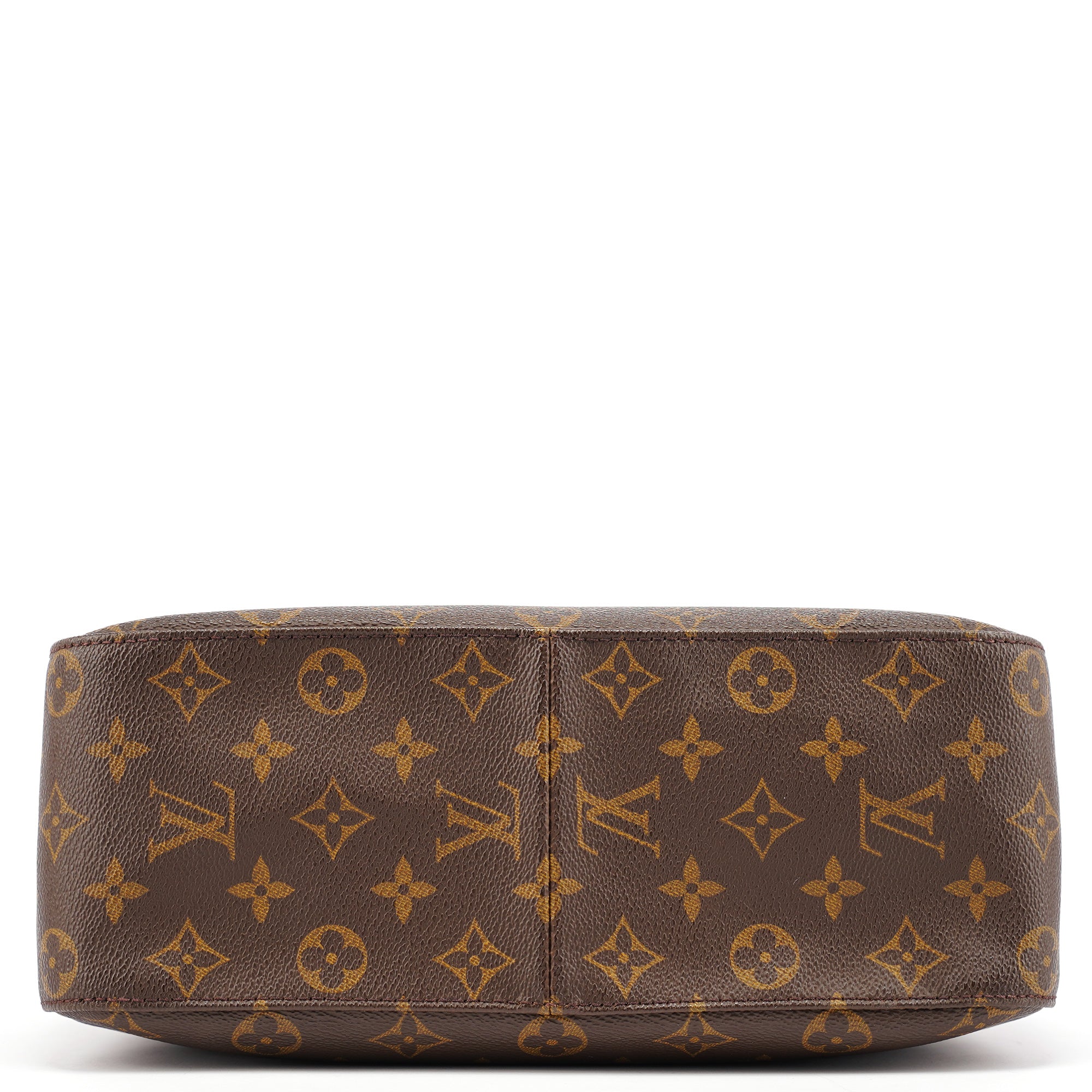Louis Vuitton Sac porté épaule Looping en toile Monogram marron