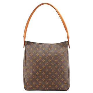 Louis Vuitton Brown Monogram Canvas Looping Shoulder Bag