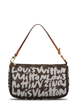 Louis Vuitton Stephen Sprouse Grey Graffiti Pochette