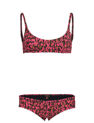 Louis Vuitton Stephen Sprouse Pink Graffiti Bikini