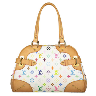 Louis Vuitton White Multicolour Monogram Murakami Claudia Bag