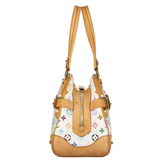 Louis Vuitton White Multicolour Monogram Murakami Claudia Bag