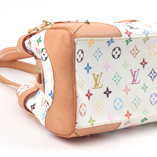 Louis Vuitton White Multicolour Monogram Murakami Claudia Bag