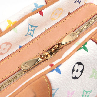 Louis Vuitton White Multicolour Monogram Murakami Claudia Bag