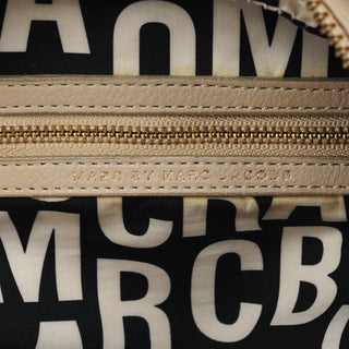 Marc by Marc Jacobs Beige Leather Classic Q 2-Way Bag