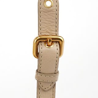 Marc by Marc Jacobs Beige Leather Classic Q 2-Way Bag
