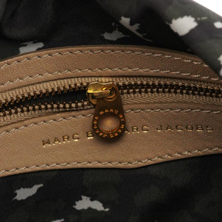 Marc by Marc Jacobs Beige Leather Turnlock Handbag
