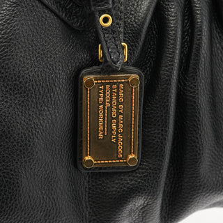 Marc by Marc Jacobs Black Leather Classic Q 2-Way Bag