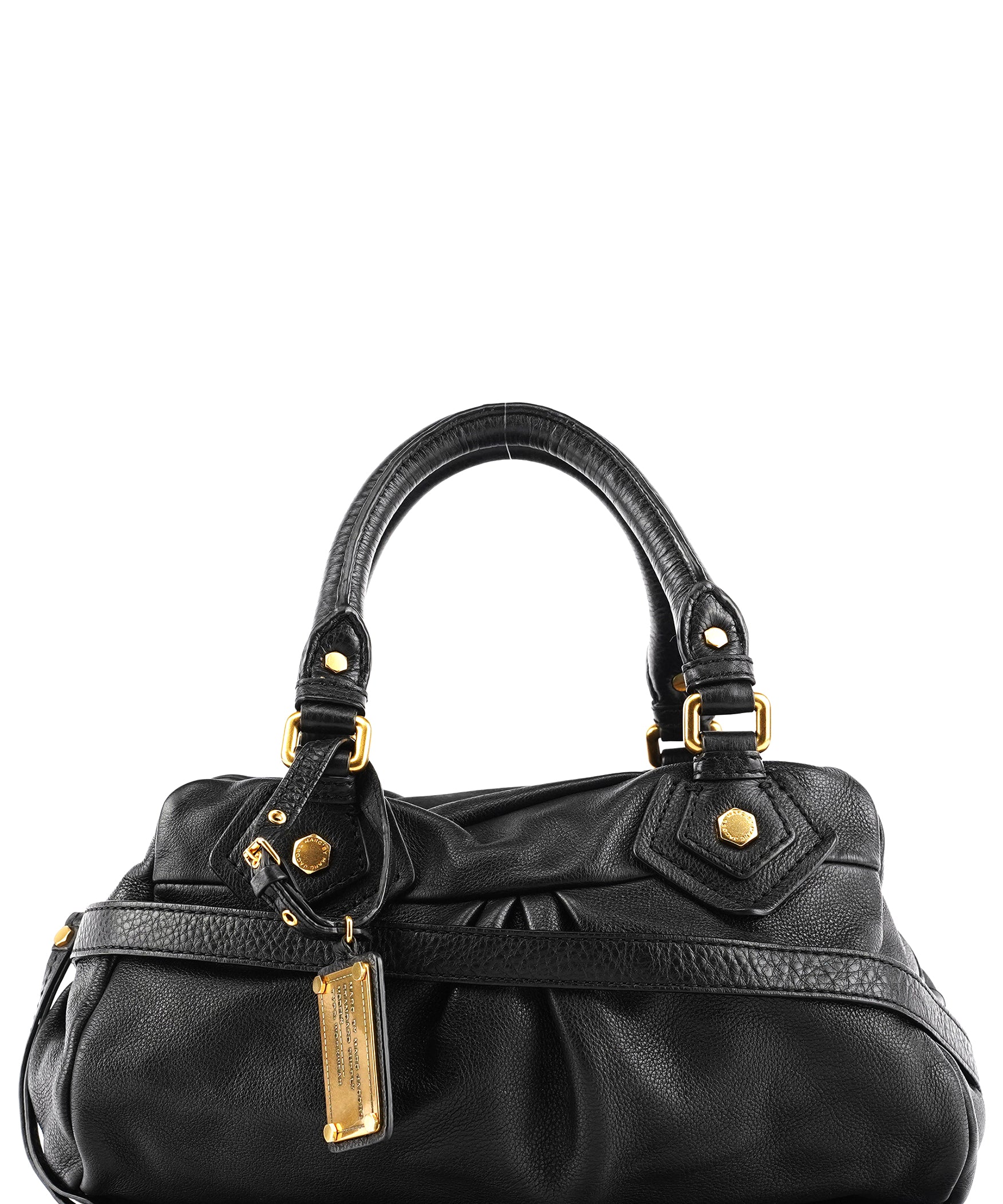 Marc by Marc Jacobs Black Leather Classic Q 2-Way Bag