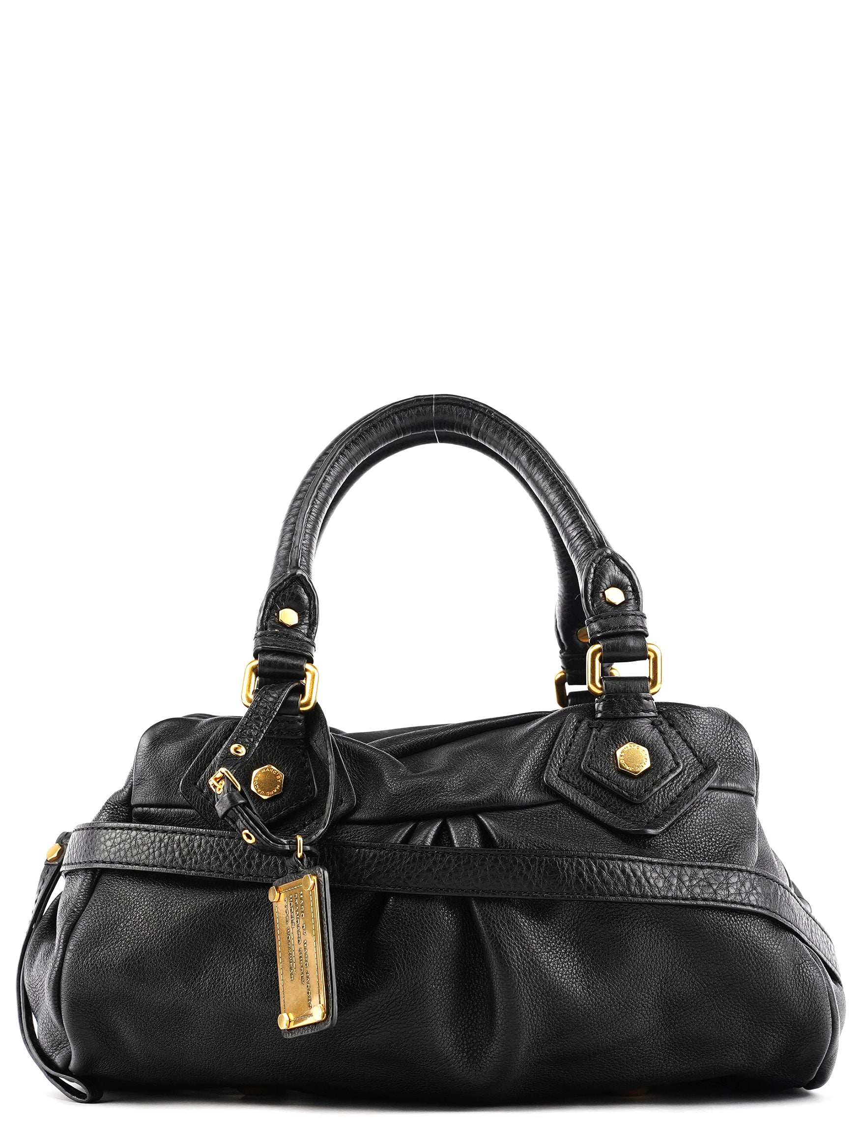 Marc by Marc Jacobs Black Leather Classic Q 2-Way Bag
