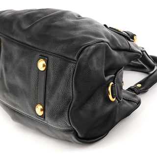 Marc by Marc Jacobs Black Leather Classic Q 2-Way Bag