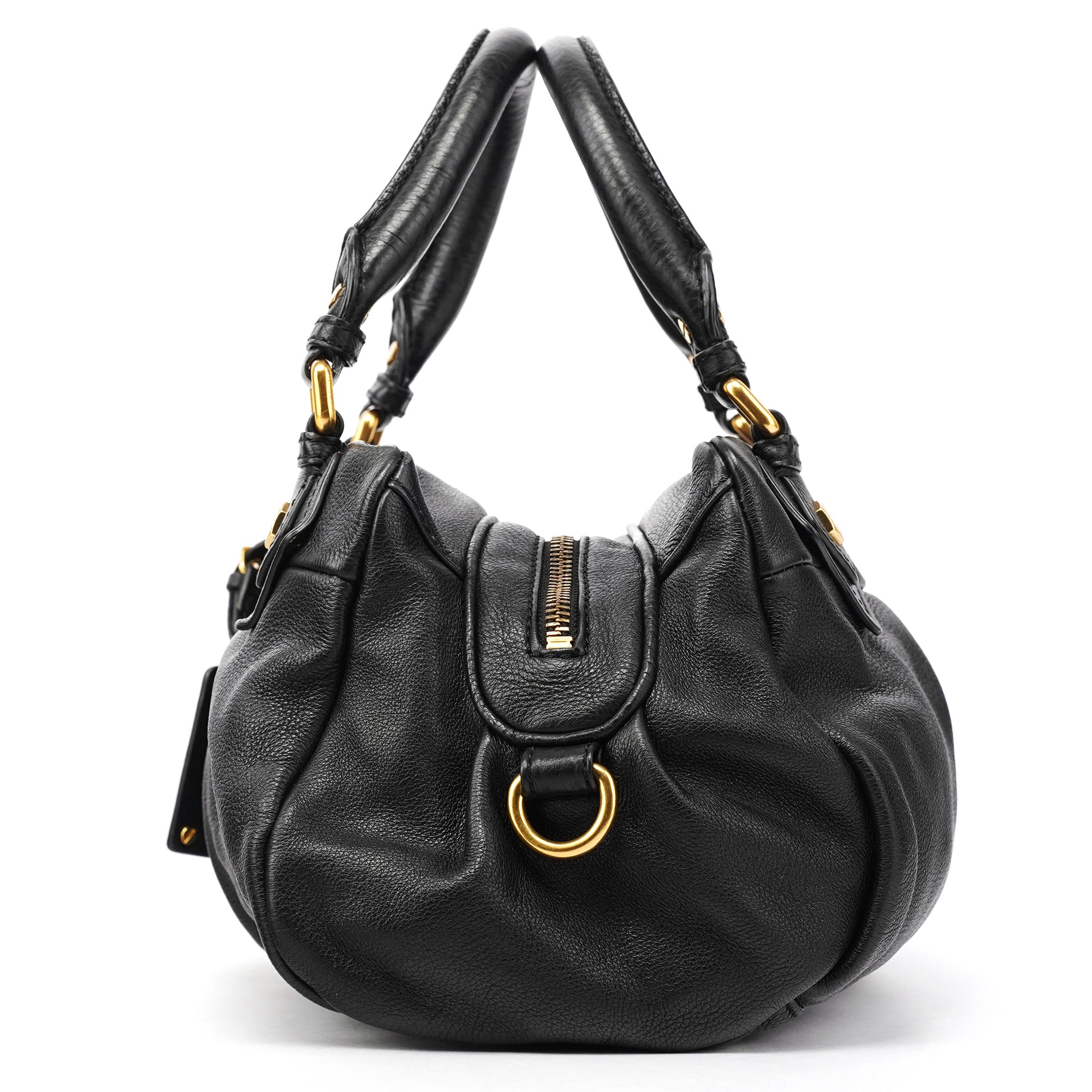 Marc by Marc Jacobs Black Leather Classic Q 2-Way Bag