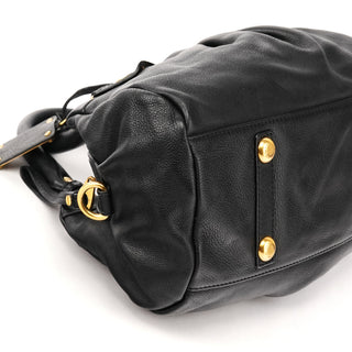 Marc by Marc Jacobs Black Leather Classic Q 2-Way Bag