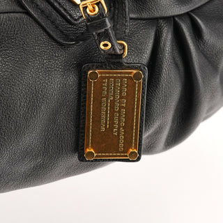 Marc by Marc Jacobs Black Leather Classic Q 2-Way Bag