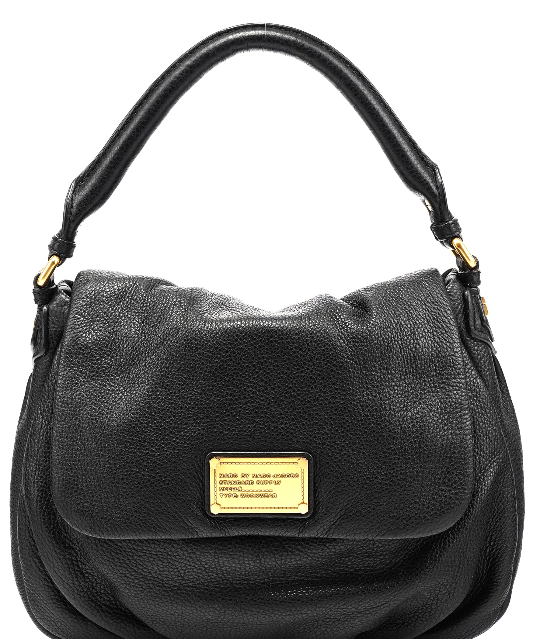 Marc by Marc Jacobs Black Leather Classic Q 2-Way Bag