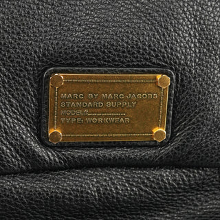 Marc by Marc Jacobs Black Leather Classic Q 2-Way Bag