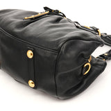 Marc by Marc Jacobs Classic Q 2-Way Tasche aus schwarzem Leder