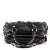 Marc by Marc Jacobs Classic Q 2-Way Tasche aus schwarzem Leder