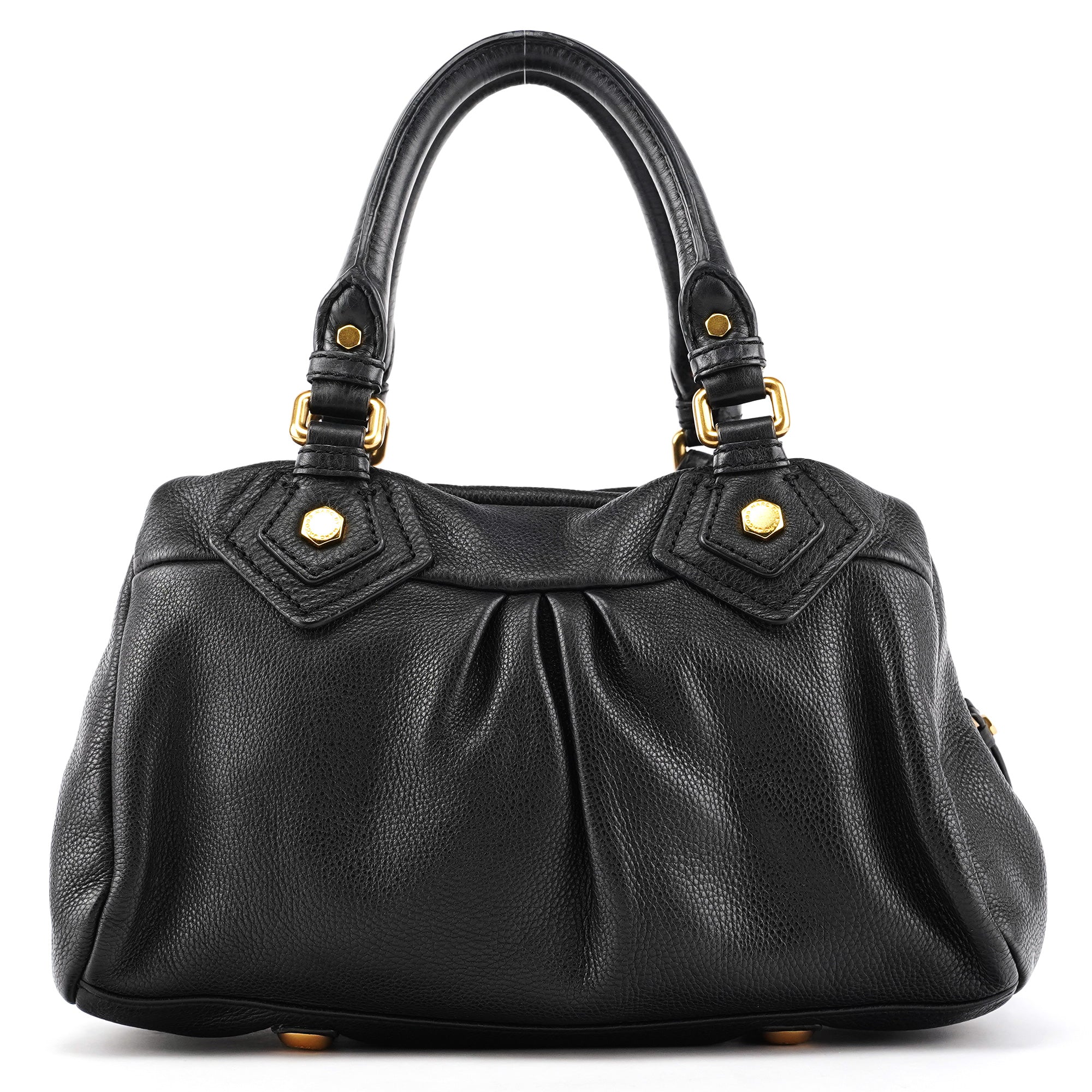 Marc by Marc Jacobs Black Leather Classic Q 2-Way Bag – Rediscover