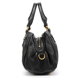 Marc by Marc Jacobs Classic Q 2-Way Tasche aus schwarzem Leder