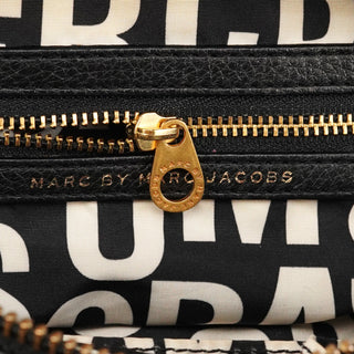 Marc by Marc Jacobs Black Leather Classic Q Baby Groovee 2-Way Bag