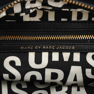 Marc by Marc Jacobs Black Leather Classic Q Baby Groovee 2-Way Bag