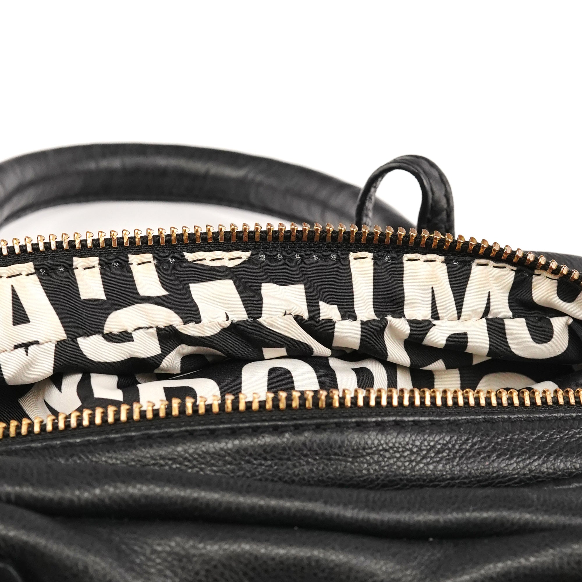Marc by Marc Jacobs Sac deux portés Classic Q Baby Groovee en cuir noir