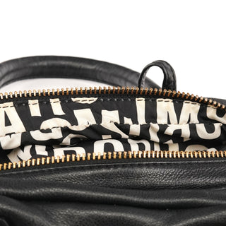 Marc by Marc Jacobs Black Leather Classic Q Baby Groovee 2-Way Bag