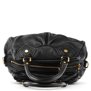 Marc by Marc Jacobs Black Leather Classic Q Baby Groovee 2-Way Bag